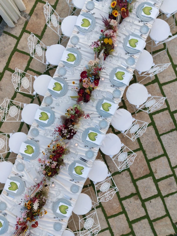 An Amalfi Wedding Tousled in Tulle, Wildflowers and Weathered Stone