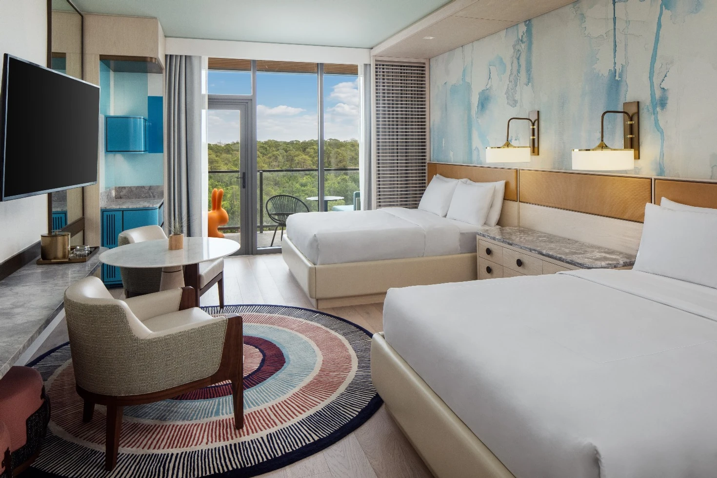 Double Queen Room with Balcony