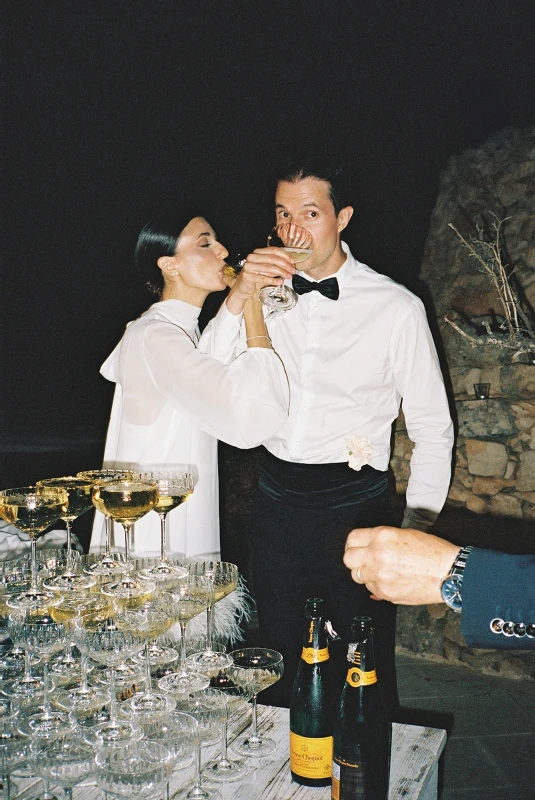 A Desert Wedding for Cristina and Luca