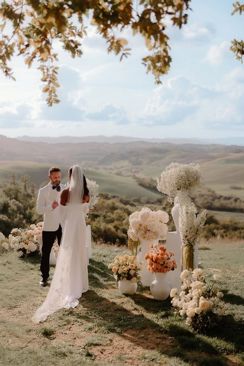 An Outdoor Wedding for Dominique  and Robert