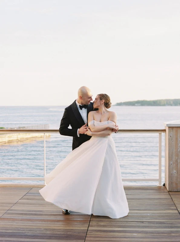 A Waterfront Wedding for Elaina and Alex