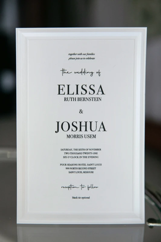 A Glam Wedding for Elissa and Josh