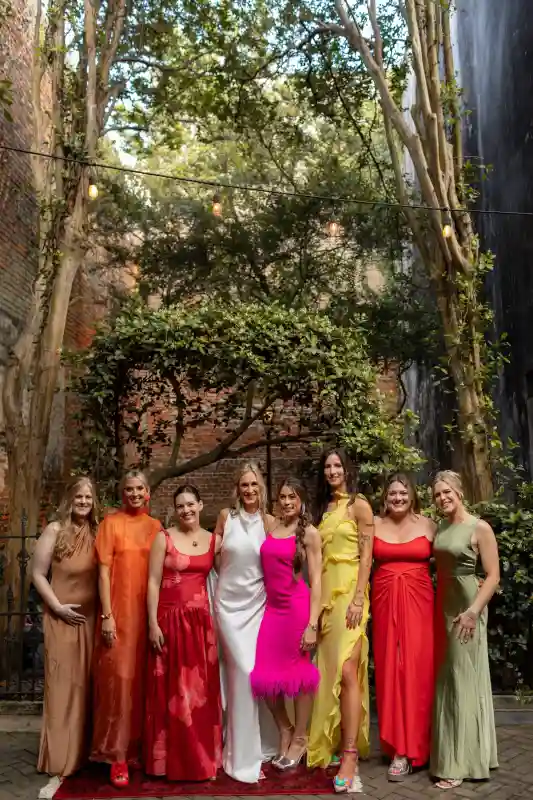 A Retro-Glam Wedding for Emily and Joe