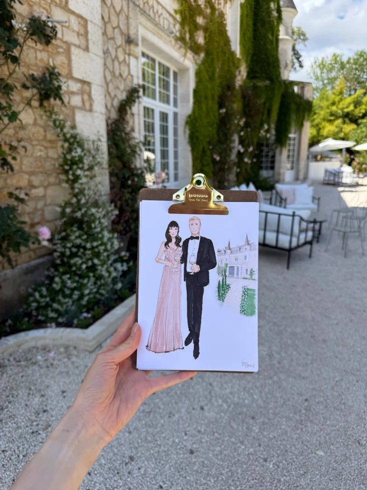 Eva Kovacik | Live wedding illustrator