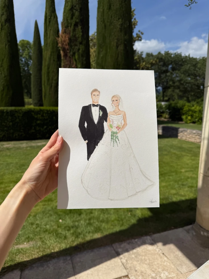 Eva Kovacik | Live wedding illustrator