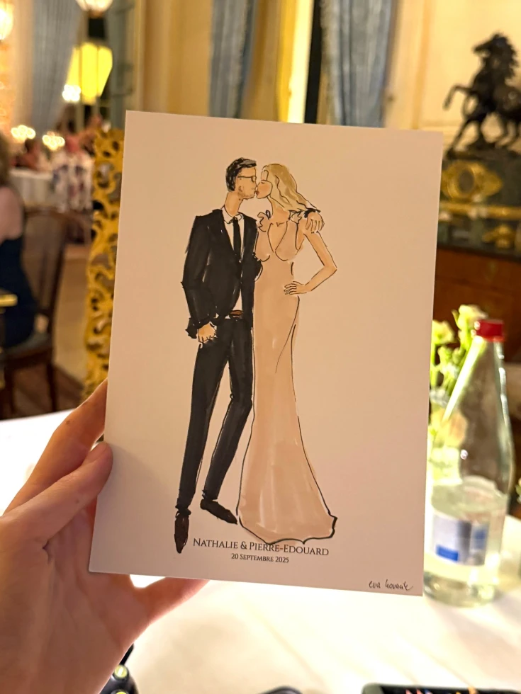 Eva Kovacik | Live wedding illustrator