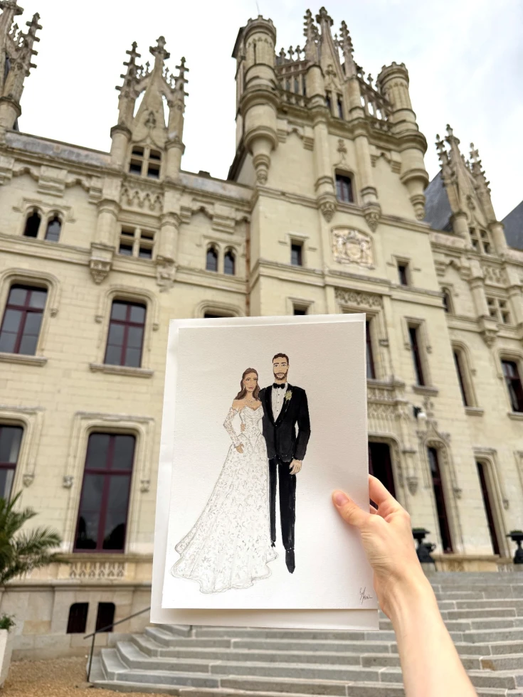 Eva Kovacik | Live wedding illustrator