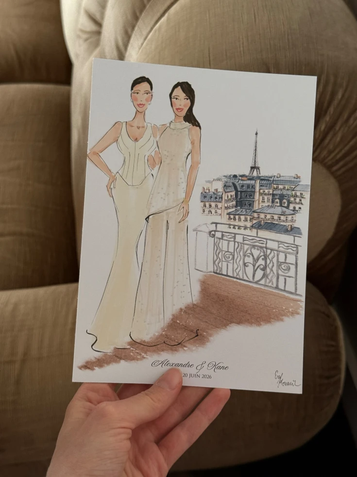 Eva Kovacik | Live wedding illustrator