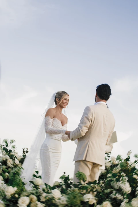 A Beach Wedding for Evyn  and Garrett