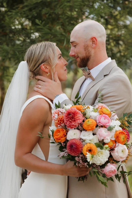 A Colorful Wedding for Faith and John