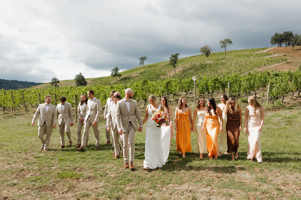 A Colorful Wedding for Faith and John