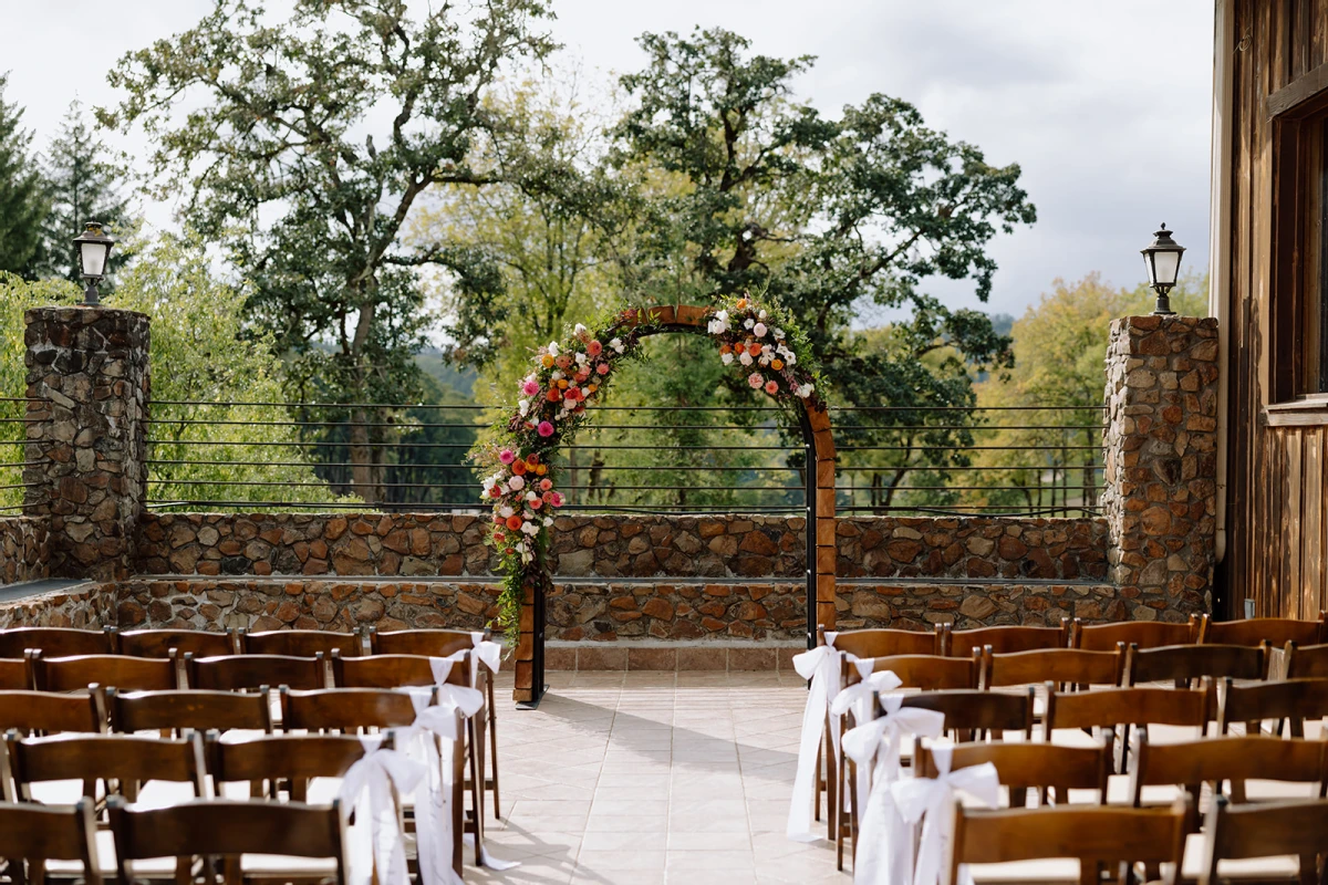 A Colorful Wedding for Faith and John