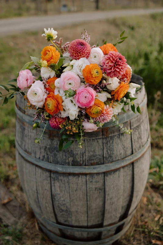 A Colorful Wedding for Faith and John