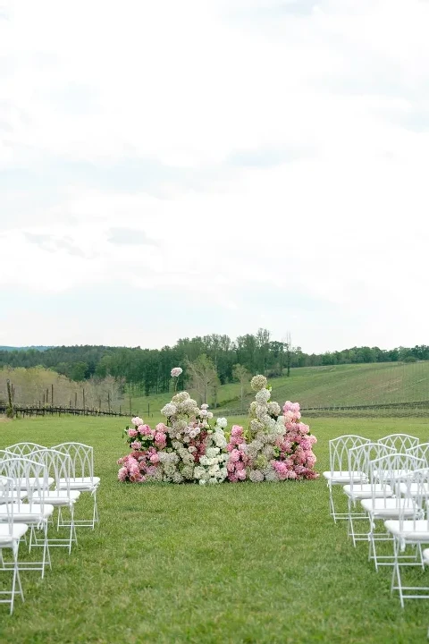 A Pastel Wedding That Brought the South of France to Virginia