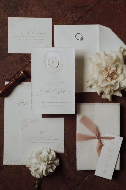 A Classic Wedding for Gaëlle and Federico