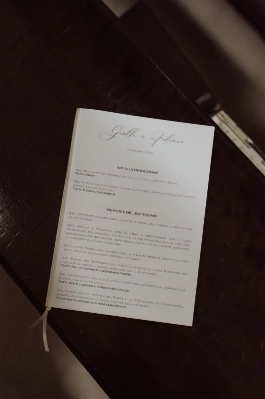 A Classic Wedding for Gaëlle and Federico