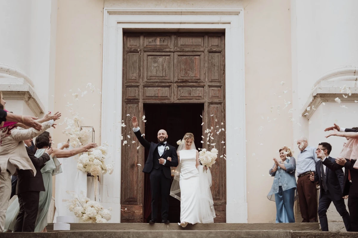 A Classic Wedding for Gaëlle and Federico