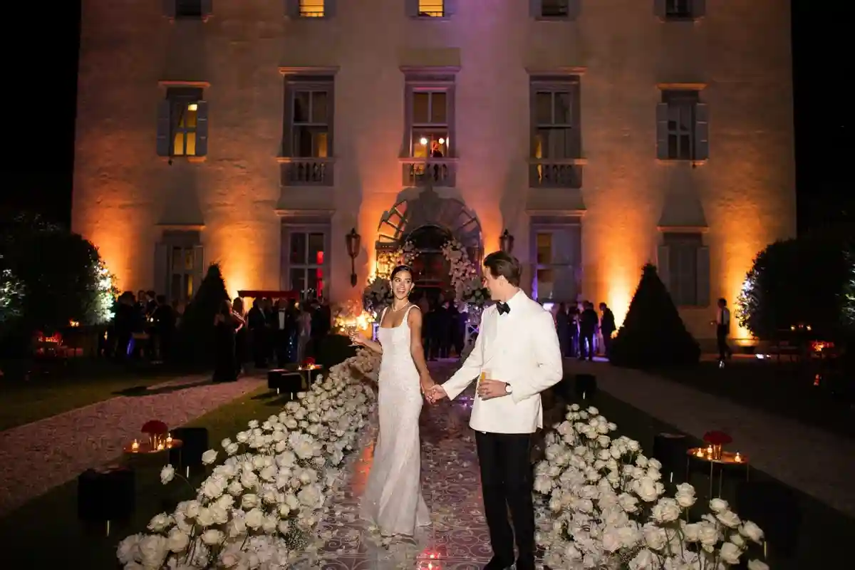 A Glam Wedding for Grace and Benedikt