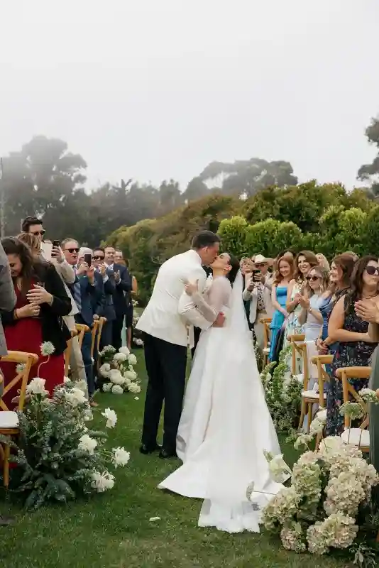 A Beachfront Wedding for Isabel and Joe