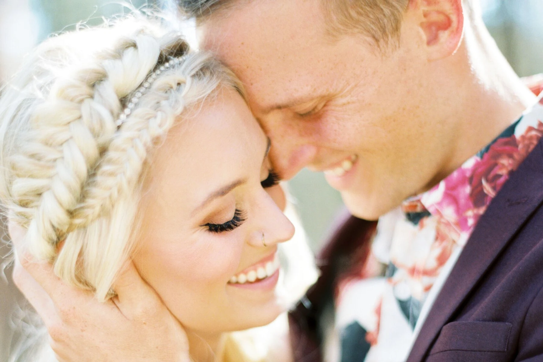 See more vibrant groom attire from Ali and Evan's vintage wedding