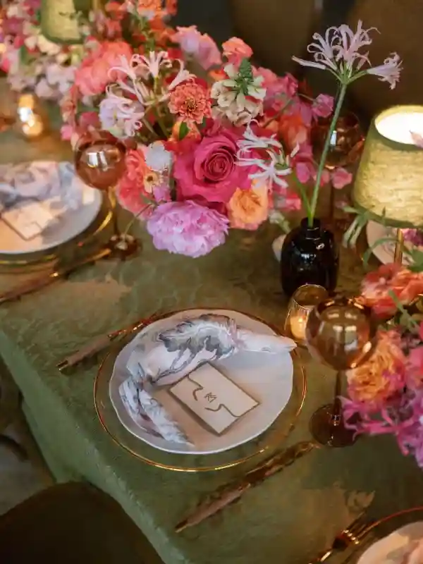 A Colorful Wedding for Keller  and Michael 