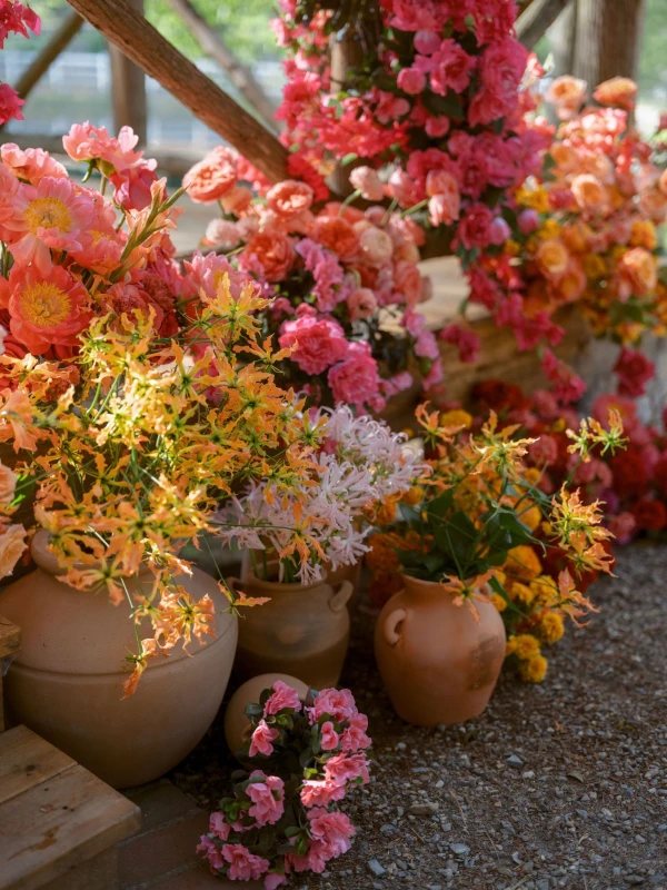 A Colorful Wedding for Keller  and Michael 