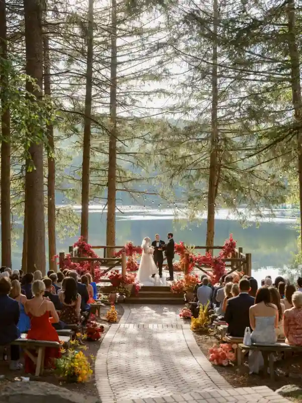 A Colorful Wedding for Keller  and Michael 