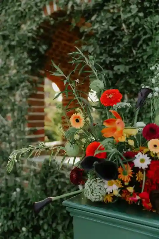 A Colorful Wedding for Kristi and Courtney