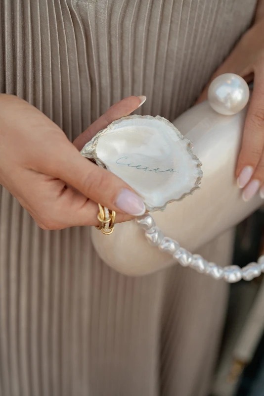 A Baja Wedding Washed Ashore in Shell, Pearl and Sea Glass