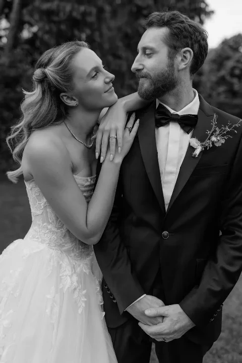 A Hot Pink and Tangerine Wedding of Winding Blooms and Fringe