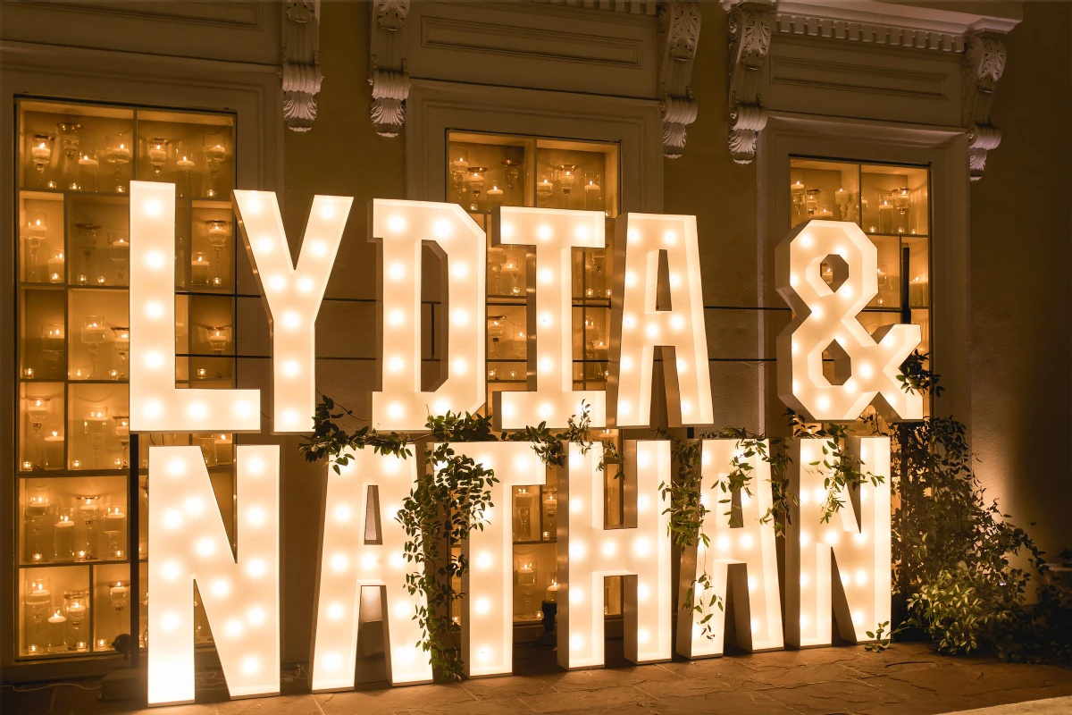 A Glam Wedding for Lydia and Nathan