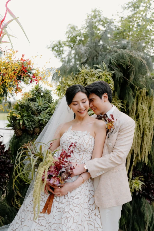 An Artistic Wedding for Magdalene and Marco