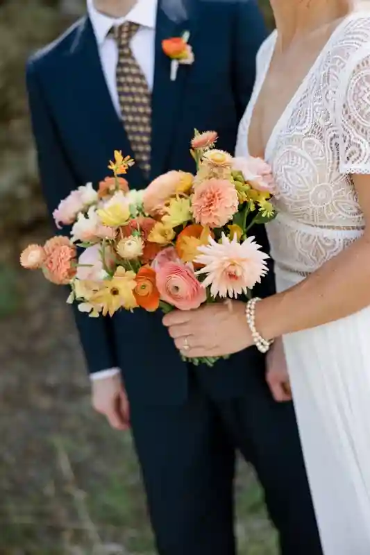 A Colorful Wedding for Margaret  and William 
