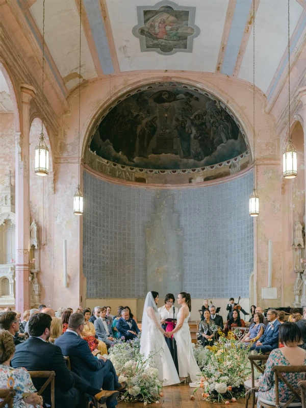 An Indoor Wedding for Margot and Carla