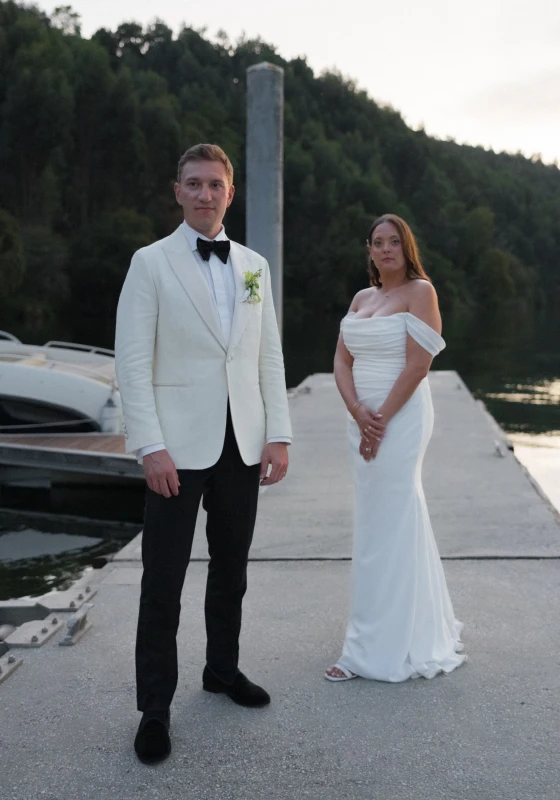 A Lakeside Wedding for Maxwell and Mallory