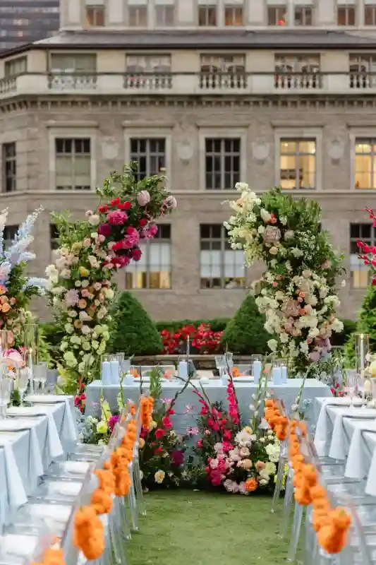 A Colorful Wedding for Maya and Drew