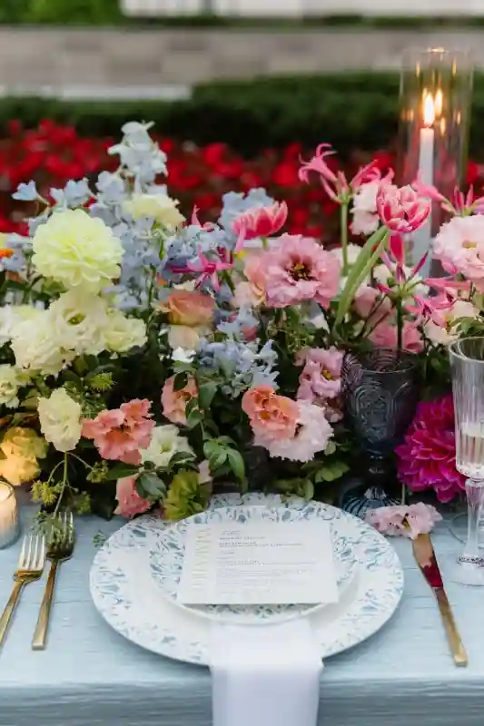 A Colorful Wedding for Maya and Drew