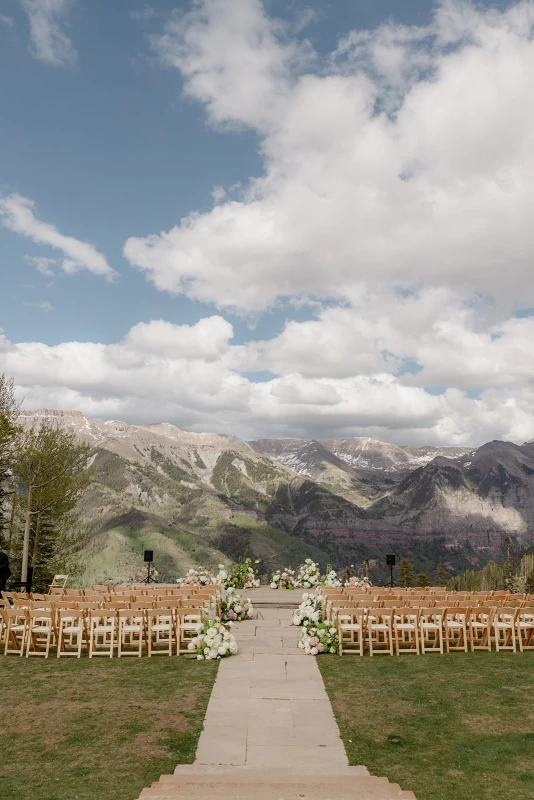 A Green and Pink Mountain Wedding Tied Up in Bows