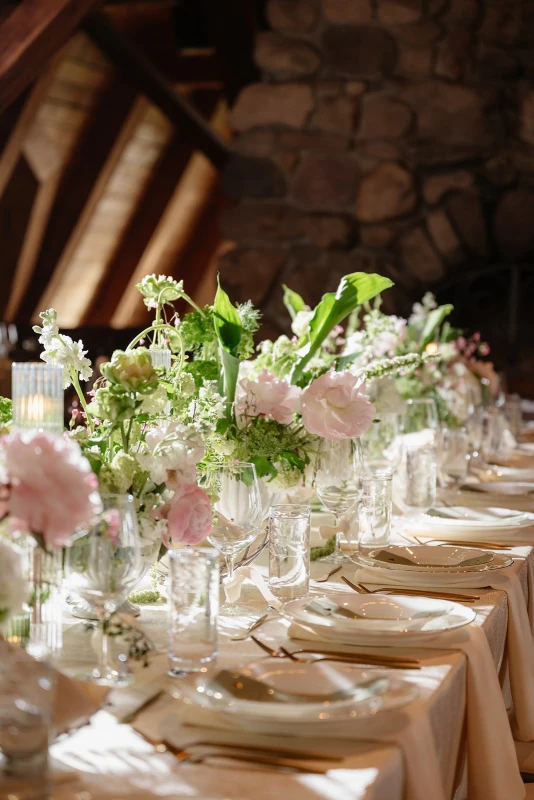 A Green and Pink Mountain Wedding Tied Up in Bows