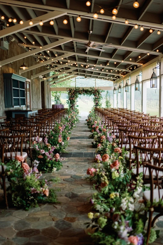 A Vineyard Wedding That Put a Spin on Secret Garden