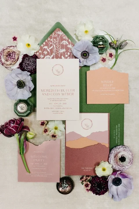 A Vineyard Wedding That Put a Spin on Secret Garden