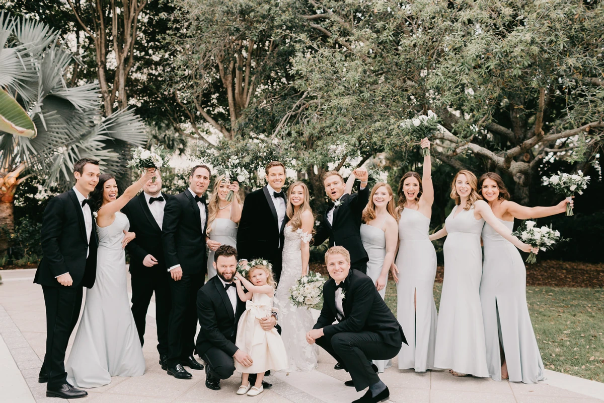 A Glam Wedding for Meredith and Tony