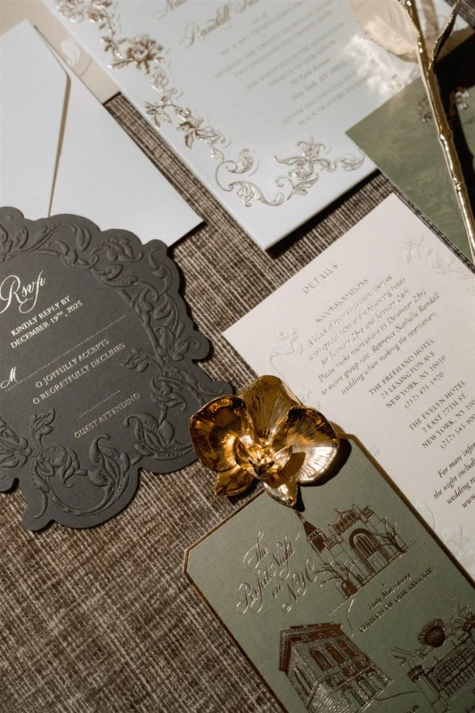 A Glam Wedding for Nathalie and Randall