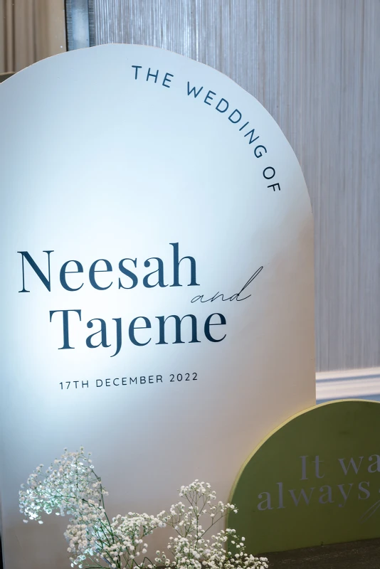 A Formal Wedding for Neesah and Tajame