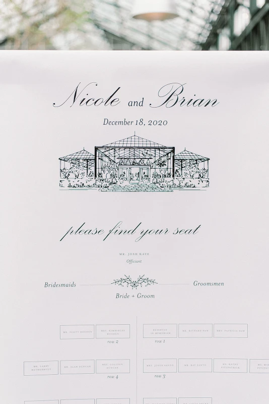 An Indoor Wedding for Nicole and Brian