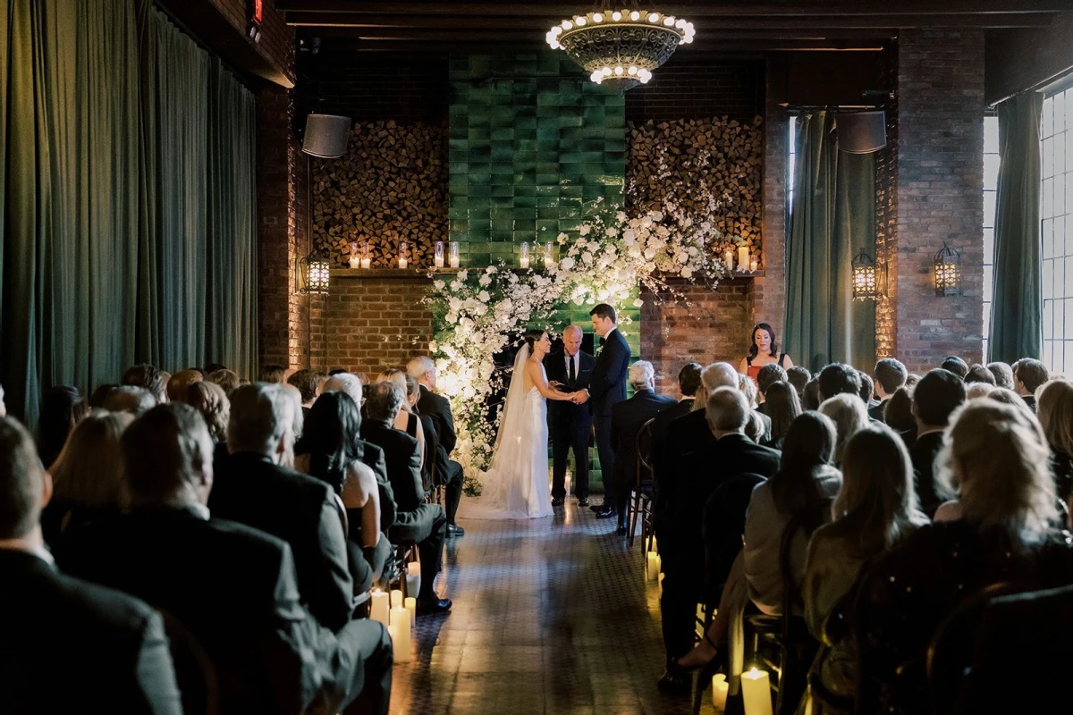 An Indoor Wedding for Nicole and William