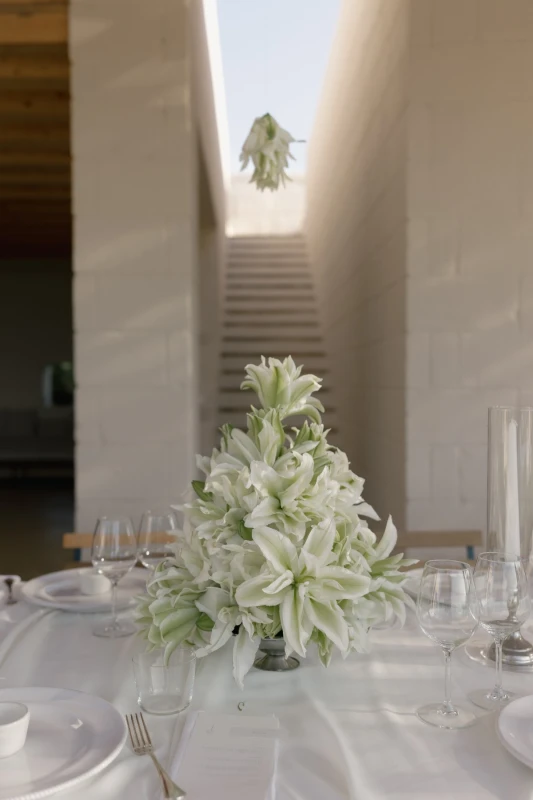 An Architectural Mediterranean Wedding with Fabric-Draped Florals