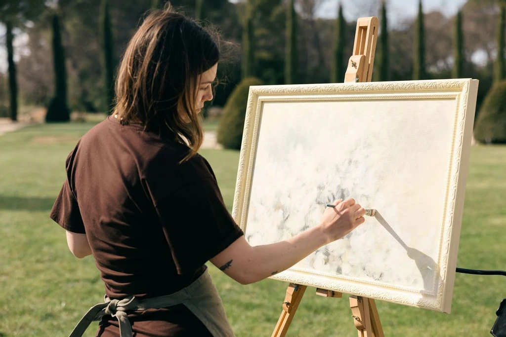 Abby Elise | South of France Live Wedding Painter