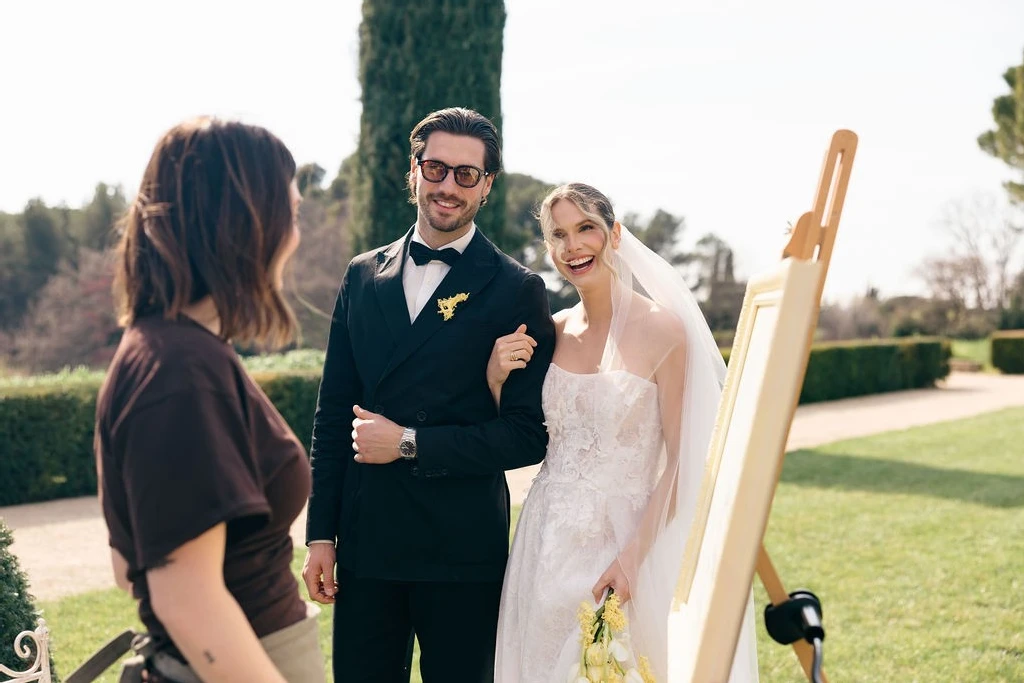Abby Elise | South of France Live Wedding Painter