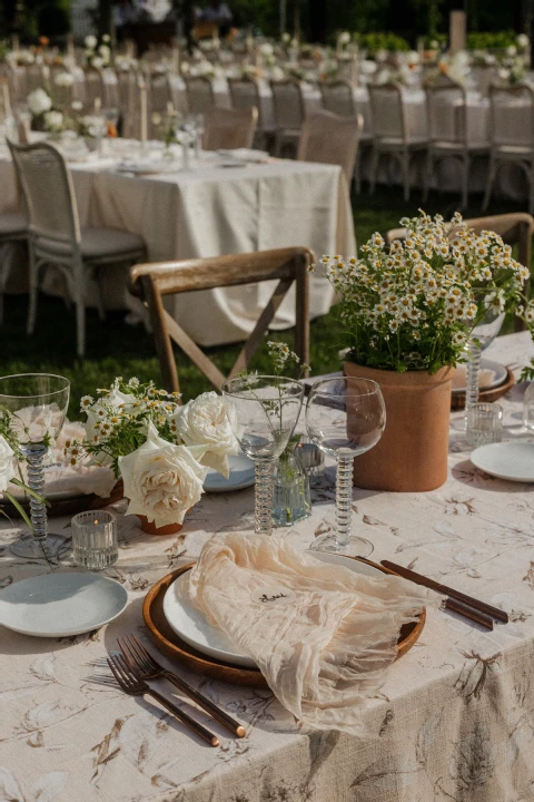 A Garden Wedding for Peggy and Tony